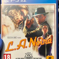 La Noire PS4 Game 
