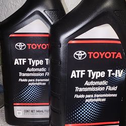 2 PACK ATF Type T-IV Automatic Transmission Fluid OEM for Toyota Genuine Lexus