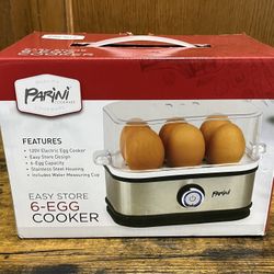 *NEW* New Parini 6-Egg Electric Cooker – Stainless Steel