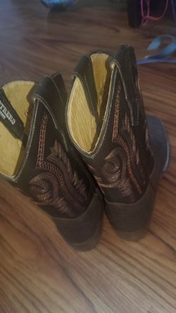Leather boots—message me if you're interested.