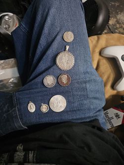 Silver Coins Double Stamped Silver Dollar 