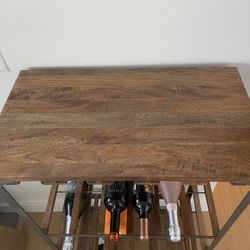 Metal and Wood 24 Bottle Aiden Wine Rack from Word Market