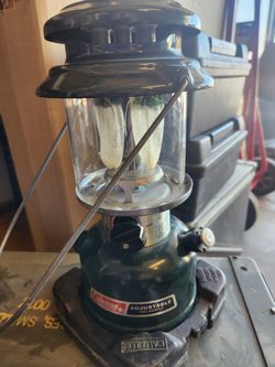Coleman Fuel Lantern With Hard Case. 