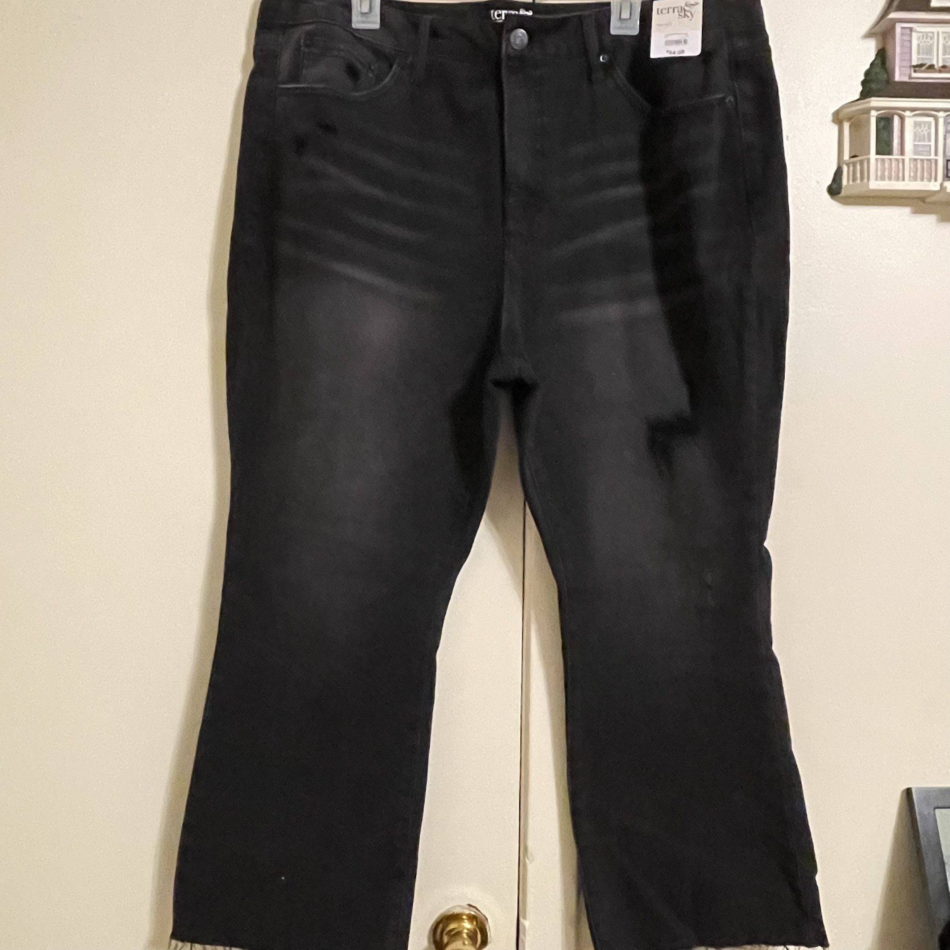 Terra &Sky Black Stretch Jeans