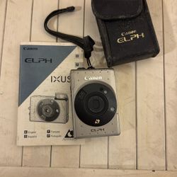 Canon Elph point & shoot camera