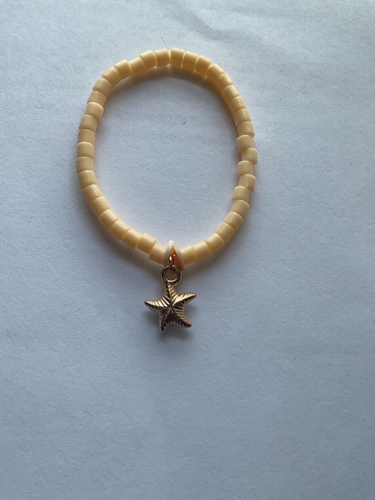 Peach Cute Beach Bracelet