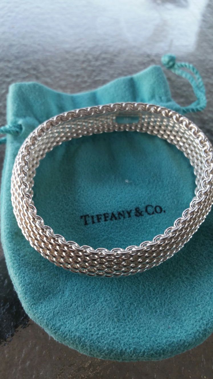 Sterling silver Tiffany CO bracelet serious buyer's only please