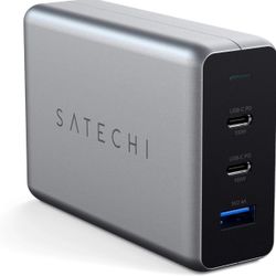 Satechi 100W 3-Port USB Type-C and Type-A PD Compact GaN Charger