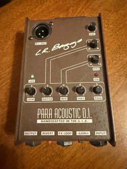 Acoustic DI pedal. LR Baggs