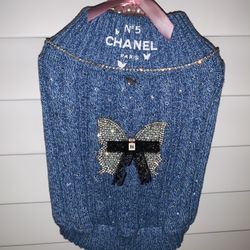 Designer Dog Knit Sweater 