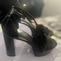 Madden Girl Blk Patent Heels