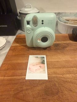Blue Polaroid camera great condition and tested