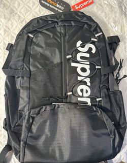 Black New Supreme Backpack