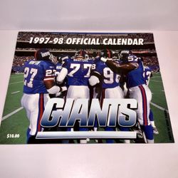 VINTAGE 49er WALL CALENDAR 86/87 San Francisco 49ers NFL Football Sports