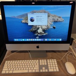 Two Apple iMacs 21.5-inch, A1418 EMC 2544 Late 2012 Different Configurations With Keyboard & Mouse 