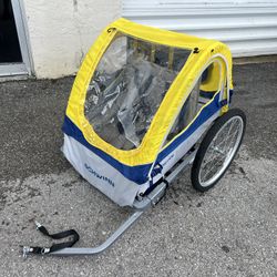 Schwinn Echo Kids’ Double Tow-Behind Bicycle Trailer! Excellent condition! Retails $199.99
