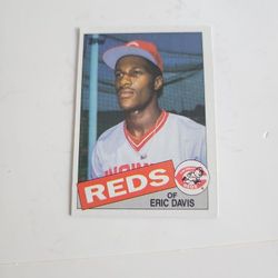 Eric Davis Reds 1985 Topps #627 Rookie Card RC