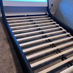  Bed Frame with Led Light (queen)