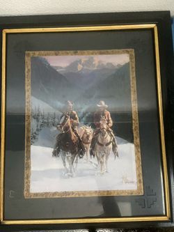 Snowy Cowboys Decor 