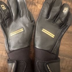 Warstic CUFF BATTING GLOVES "BLACK"  YOUTH MEDIUM