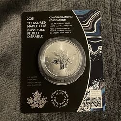 2025 Maple Lead Canadian 5$ .9999 Bullion