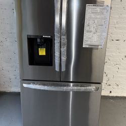 New LG refrigerator 36X69X29 only has that dent