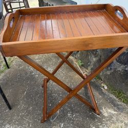 Tray Table With Stand