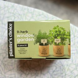 New In Plastic- Planters Choice 9-herb Window Garden