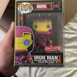 Iron Man Black Light 649 Marvel Funko Pop