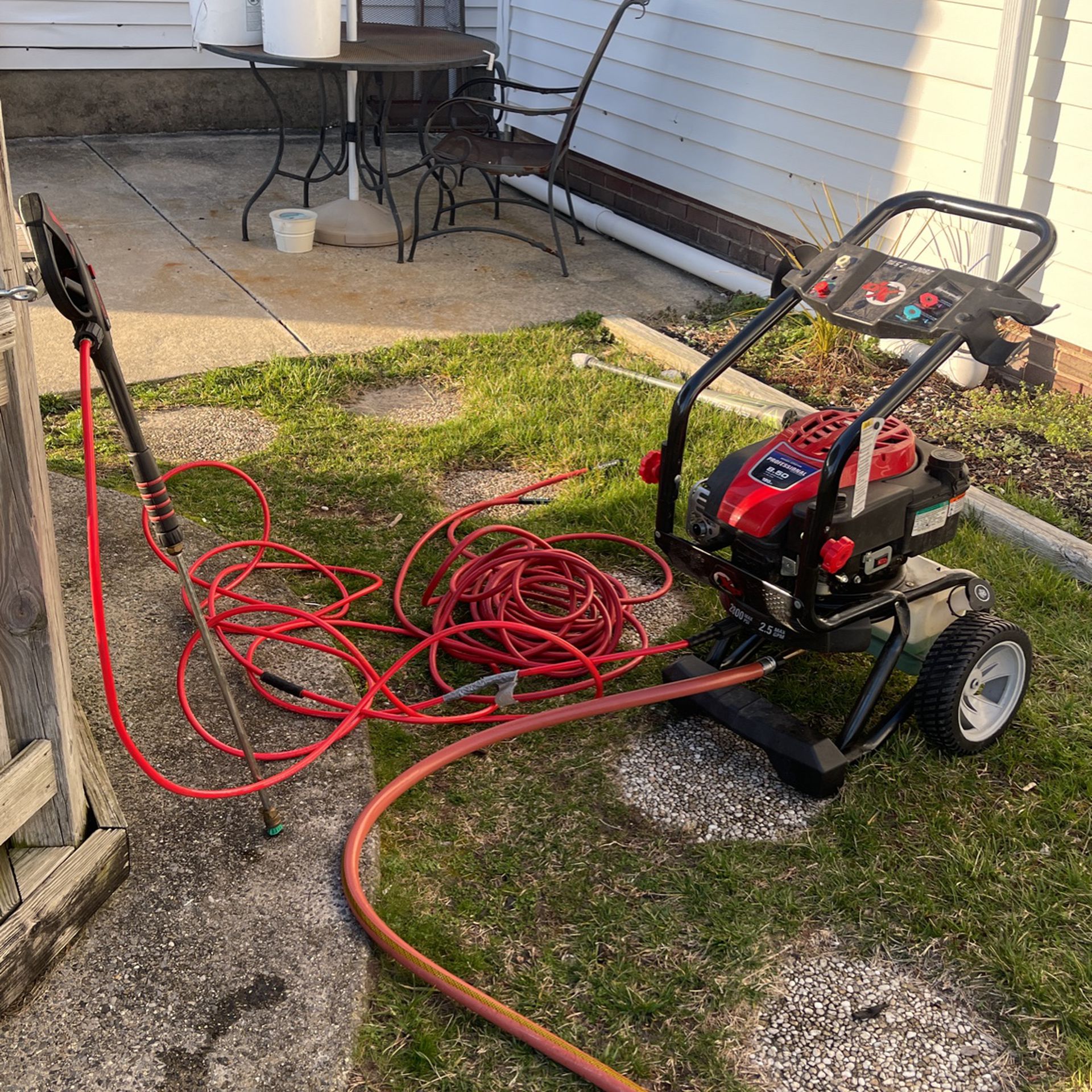 Power washer(will bring to you) 