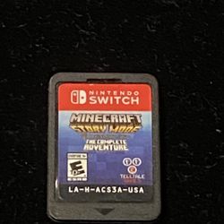 Minecraft Story Mode The Complete Adventure Nintendo Switch Game Cartridge(ONLY)