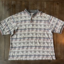 Vintage Grand Slam Polo Shirt Men XL Golf Short Sleeve