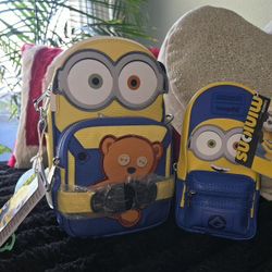 DISNEY MINIONS LOUNGEFLY CROSSBODY 