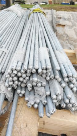 New Hubbell 8' x 1/2" Galvanized Ground Rods