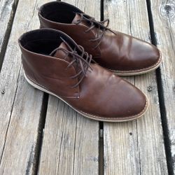 Brown Plain Toe Chukka Boot Men’s size 12