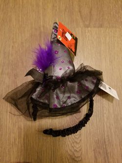 Halloween toddler with headband