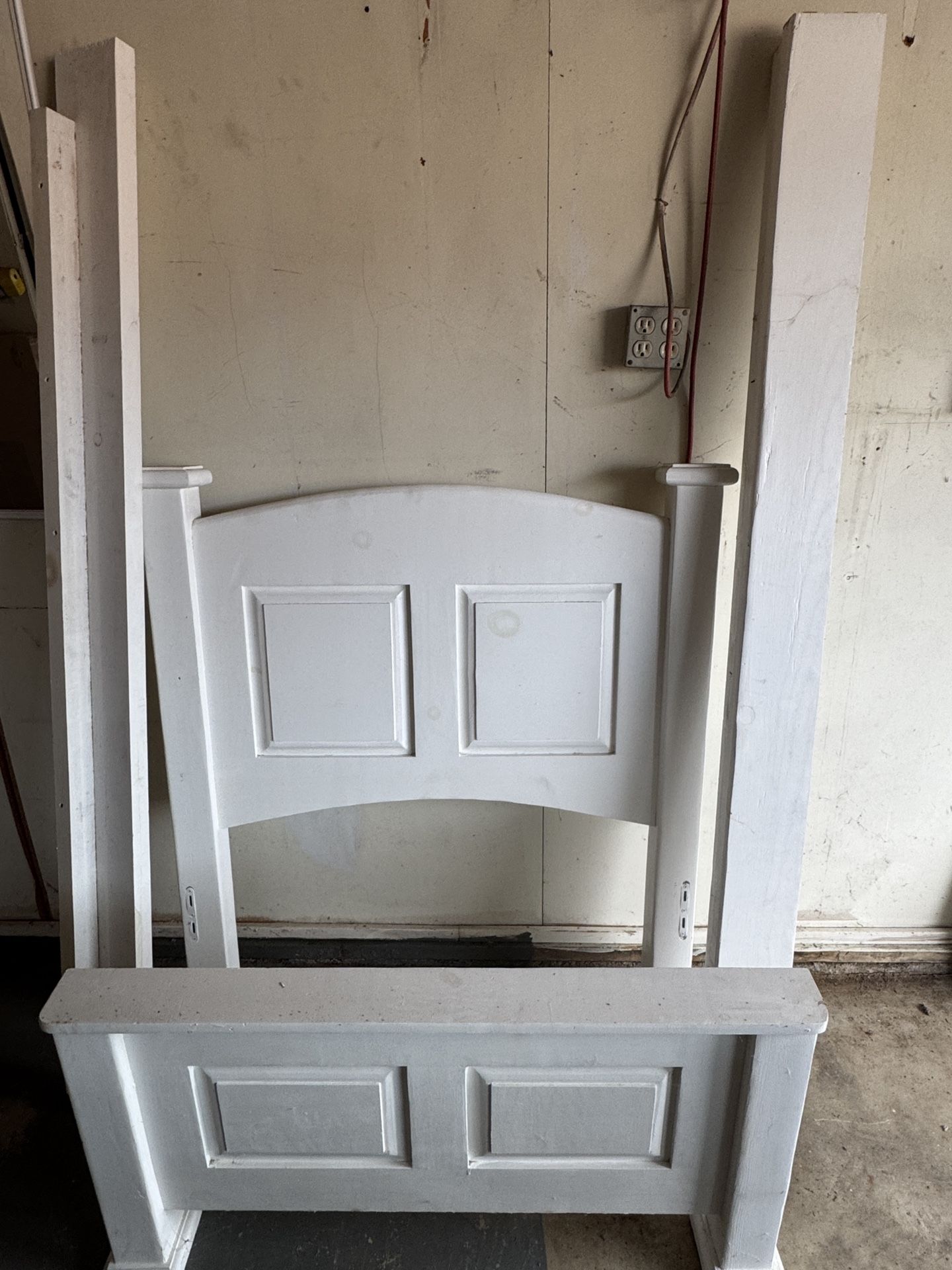 Twin Bed included mattress and bed frame