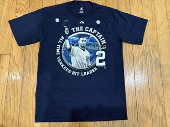 2 New 2009 NY Yankees Derek Jeter Medium And Large Shirt Jersey Judge Vintage.  Weights Bike Carhartt Jacket Knicks Patagonia 