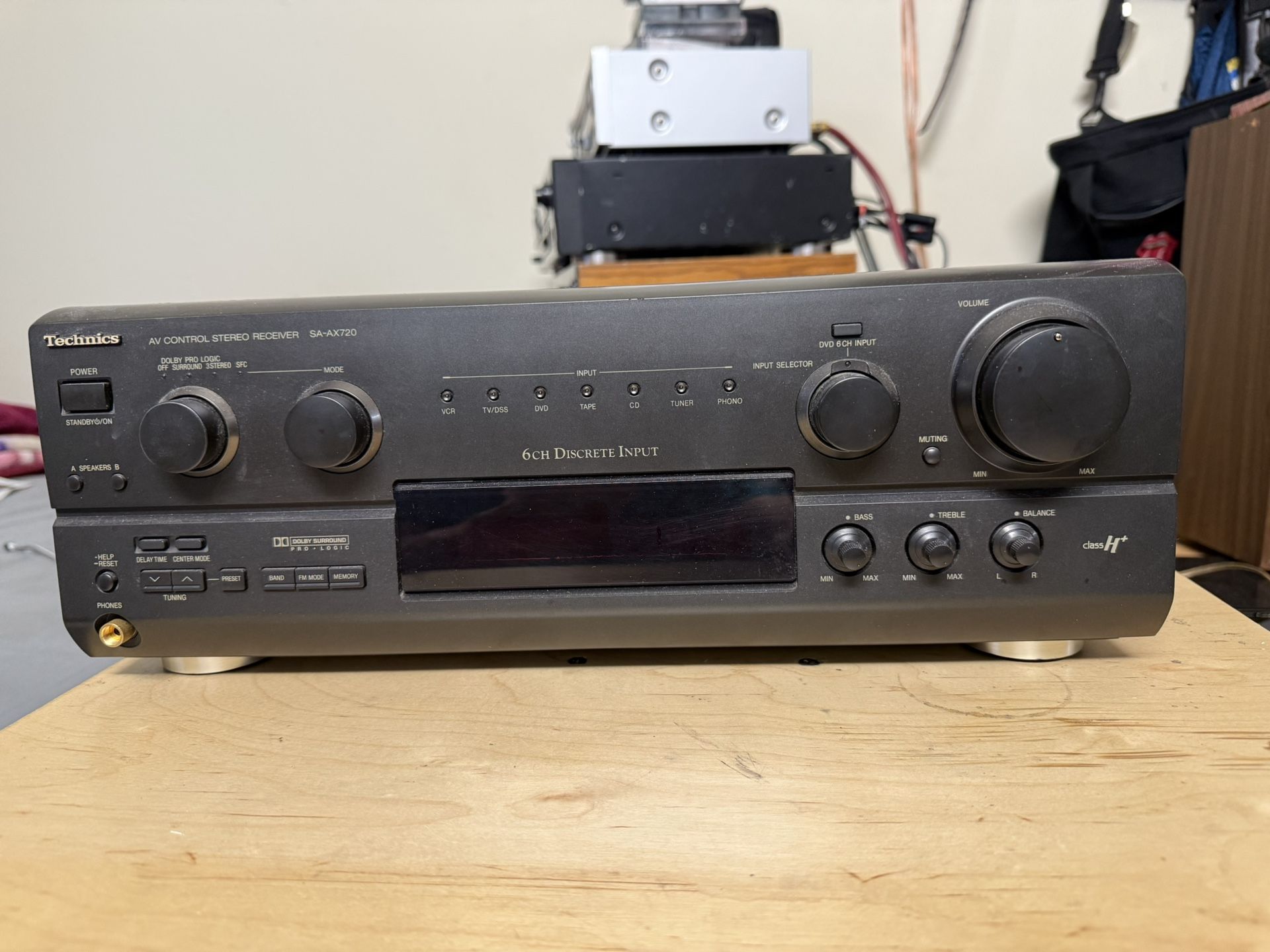 TECHNICS RECEIVER Stereo Model SA-AX720