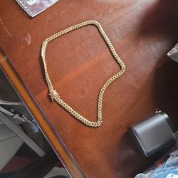 14k cuban chain 124.8 grams