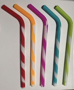 Silicone straws $1/each