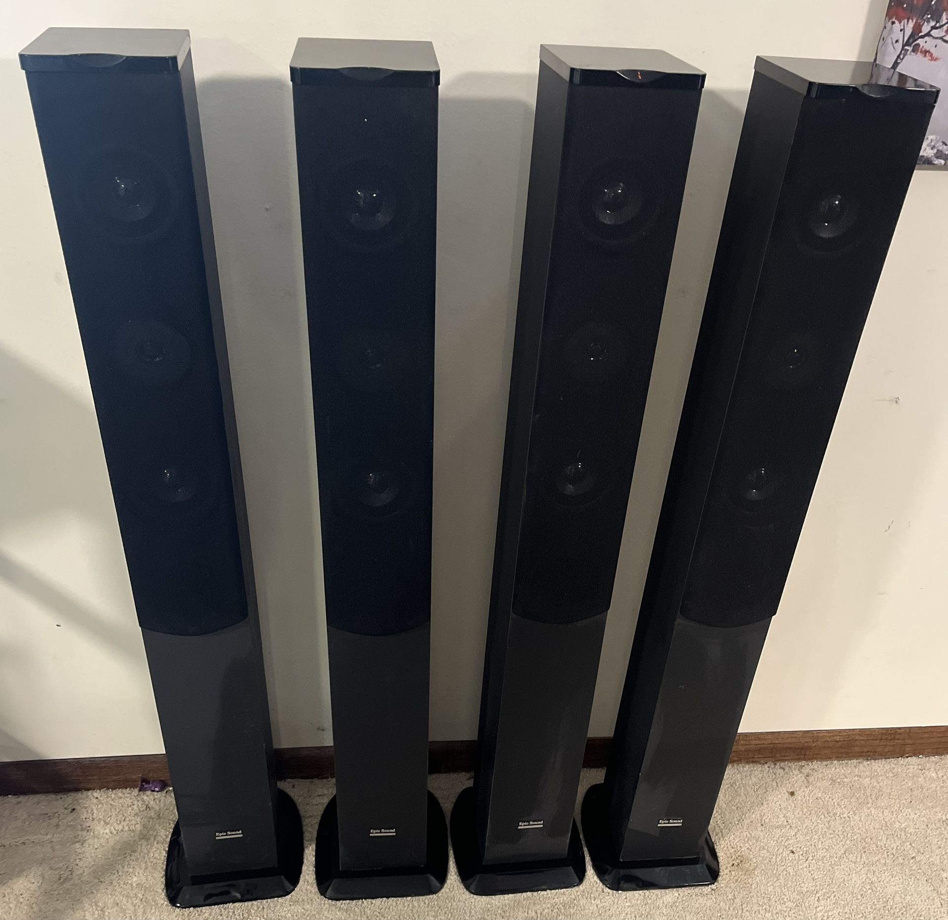 Epic Sound Tower Speakers (4 Available)