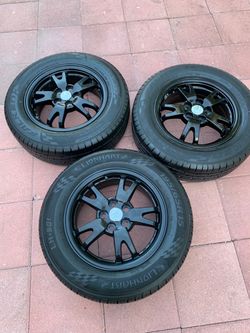 Wheels and tires