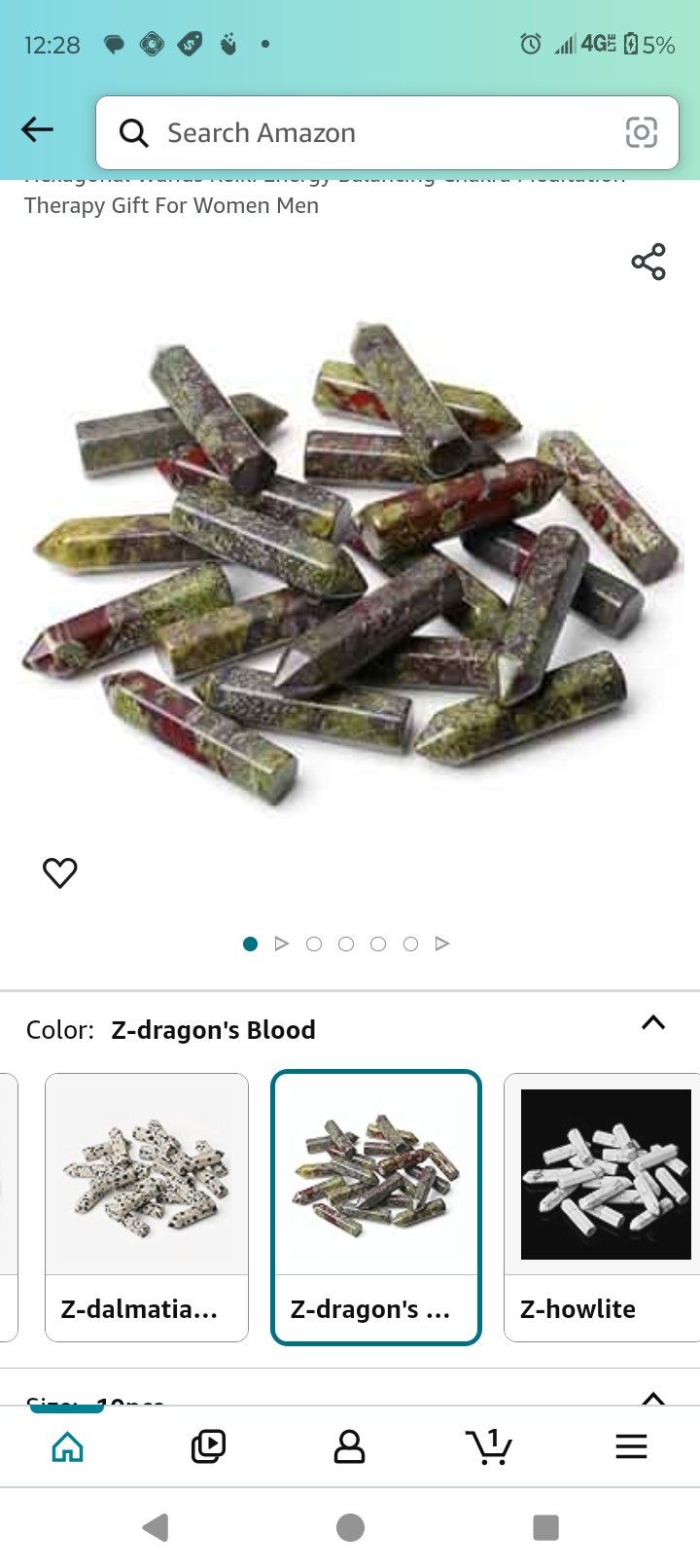 African Blood Stone / Dragon Blood Gemstone Natural
