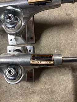 Thunder Titanium Lights Skateboard Trucks Pair