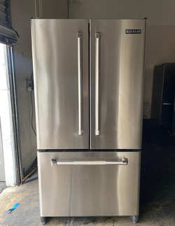 Jenn-Air French Door Refrigerator, Stainless Steel, Excellent Condition, FrenchDoor, IceMaker