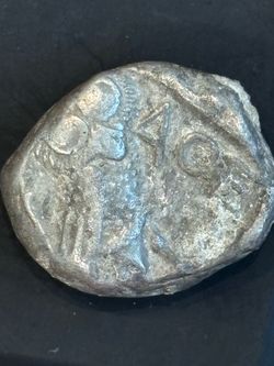 Ancient Athens Owl Tetradrachm Silver Greek Coin