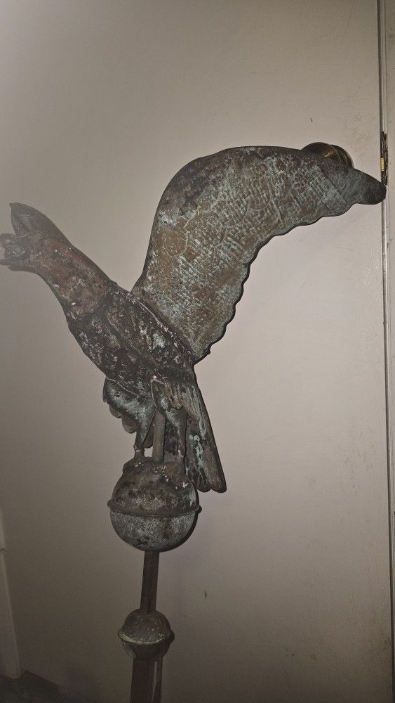 VERY OLD EAGLE WEATHERVANE