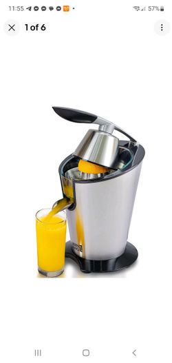 Brand New Stainless Steel Electric Citrus Juicer – Easy Lever Press
