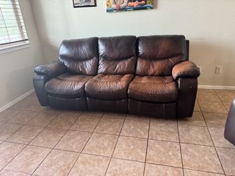 Leather couch